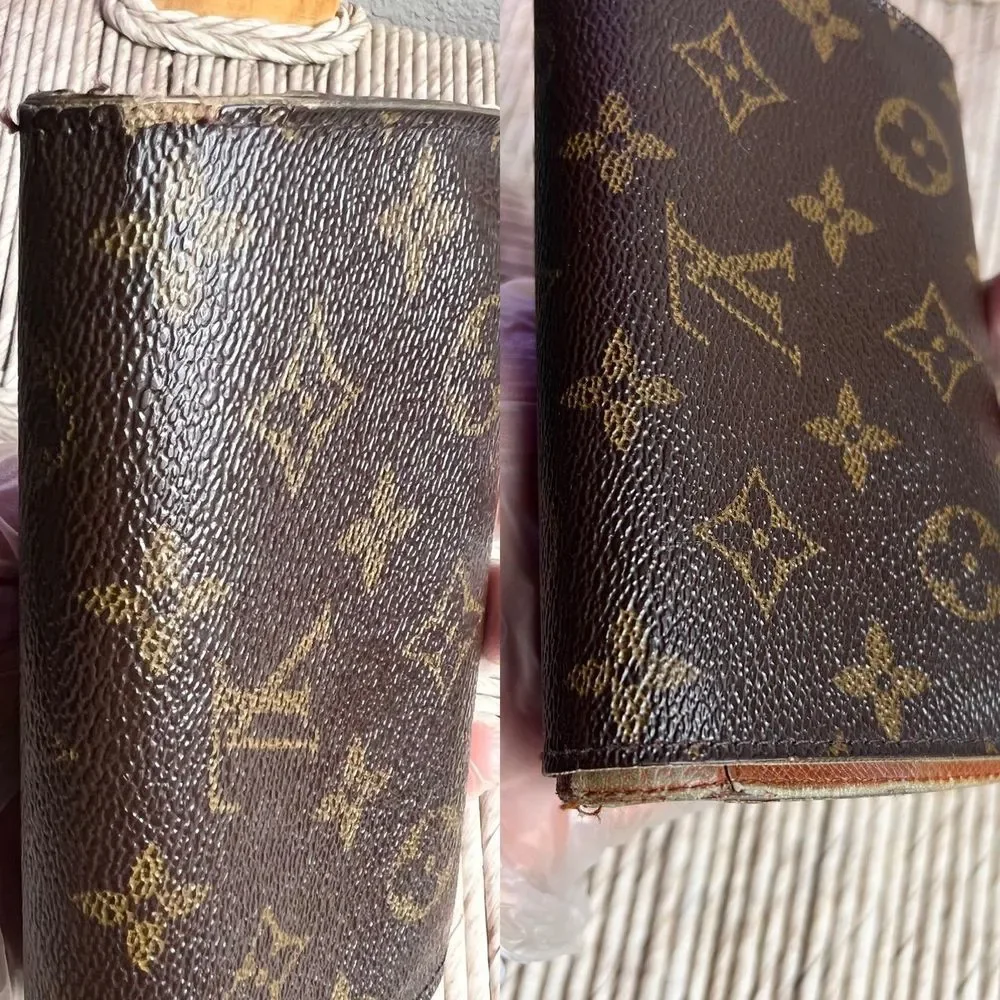 Louis Vuitton Brown Monogram Canvas Trifold Wallet